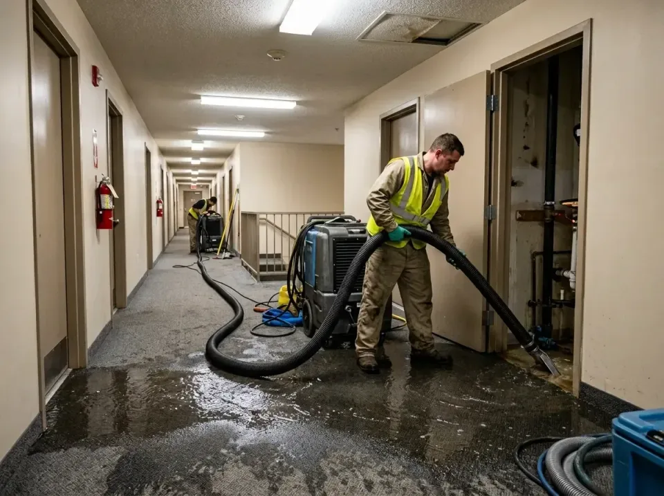 multi-unit-apartment-hallway-f-005 — frequently asked questions, Emergency Burst Pipe Water Extraction & Removal in Poplar G…
